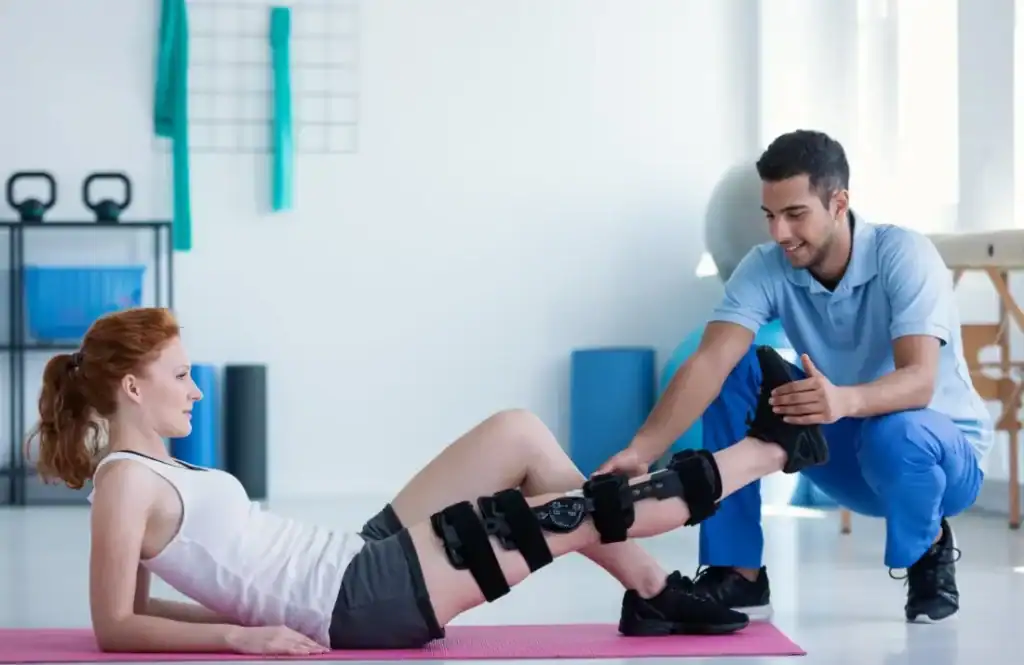 Debunking Meal Timing Myths: The Truth About Muscle Recovery 1 Woman having treatment to help muscle recovery Herne Bay after an injury
